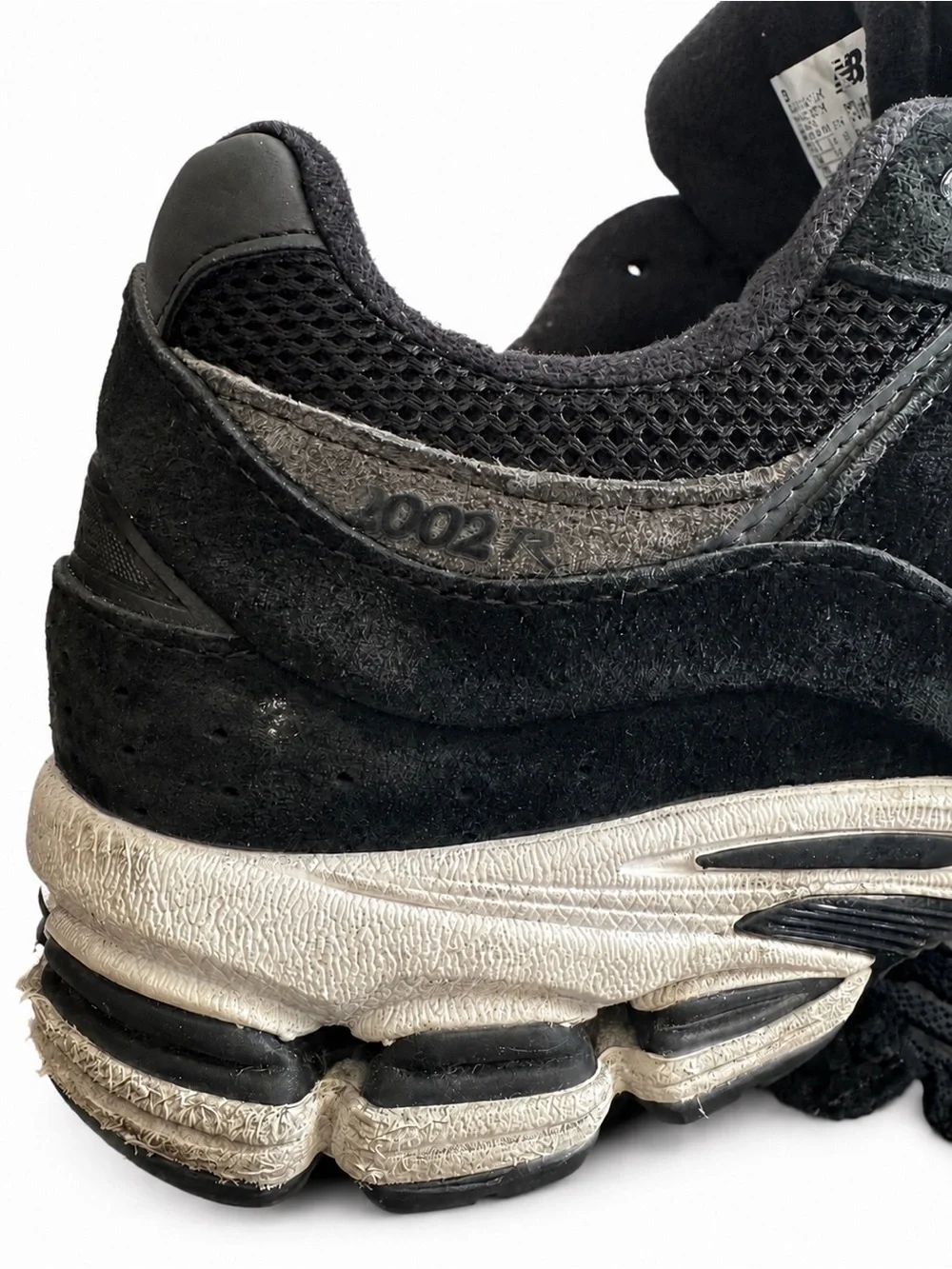 New Balance 2002R Black Gray Sneakers Men’s 10.5 No Insoles
